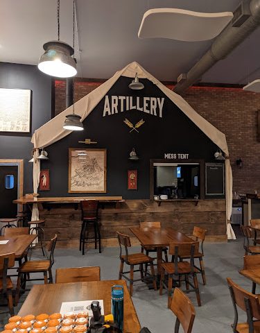 Artillery Brewing Brewery in West Chester Pennsylvania