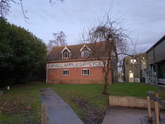 Aspall Cider mill in Stowmarket