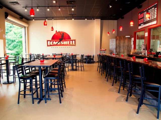 Bombshell Beer Company Brewery in Holly Springs North Carolina
