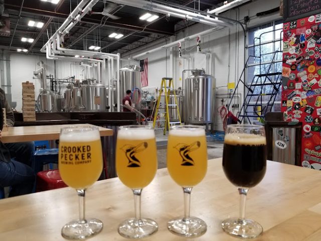 Crooked Pecker Brewing Company Brewery in Chagrin Falls Ohio