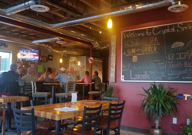 Crystal Springs Brewing Co. - The Brewers' Lounge at the Production Facility Brewery in Louisville Colorado