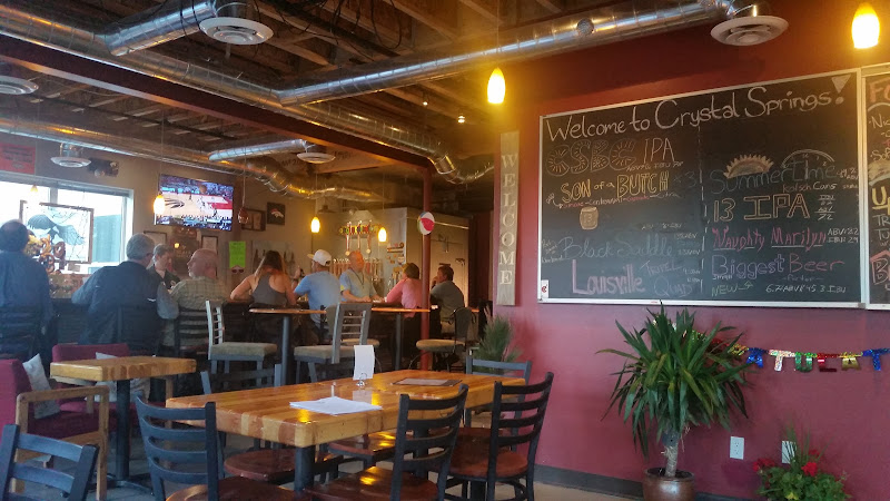 Crystal Springs Brewing Co. - The Brewers' Lounge at the Production Facility Brewery in Louisville Colorado
