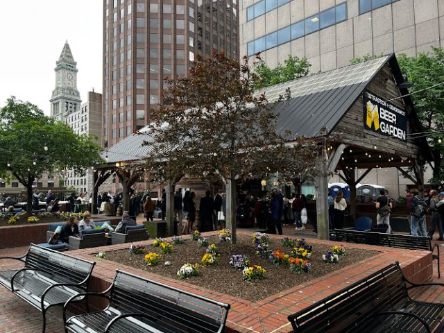 Distraction and Democracy Beer Garden restaurants in Boston Massachusetts