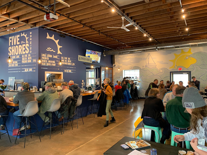 Five Shores Brewing Brewery in Beulah Michigan