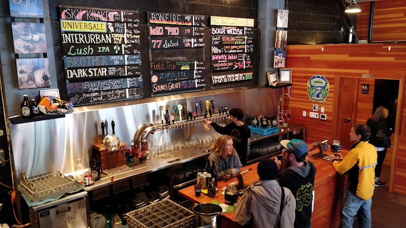 Fremont Brewing's Urban Beer Garden Brewery in Seattle Washington