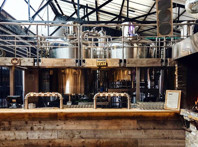German Kraft Beer Brewery in London