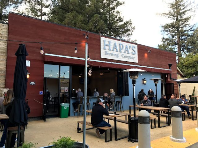 Hapa's Brewing Company Brewery in Los Gatos California