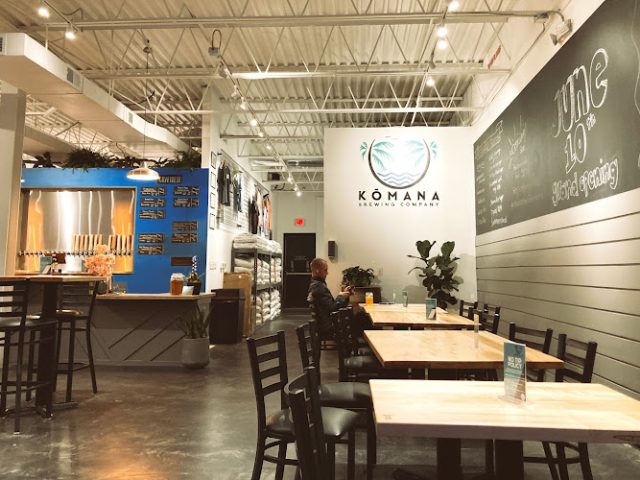 KōMANA Brewing Company Brewery in Cary North Carolina
