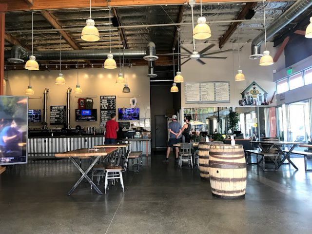 Left Coast Brewing Distillery Smokehouse Brewery in Irvine California