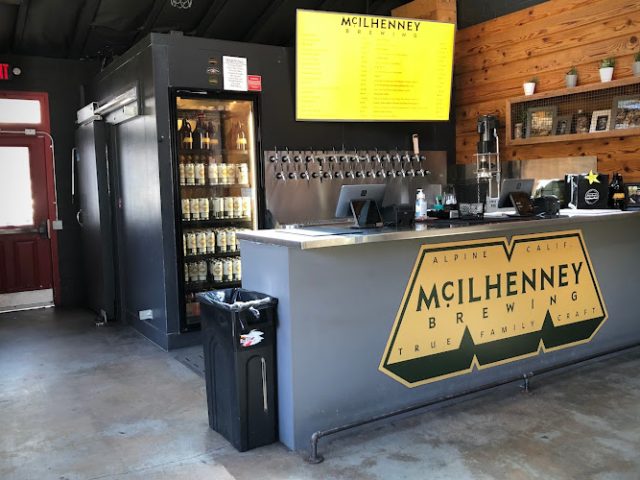 Mcilhenney Brewing Co. Brewery in Alpine California