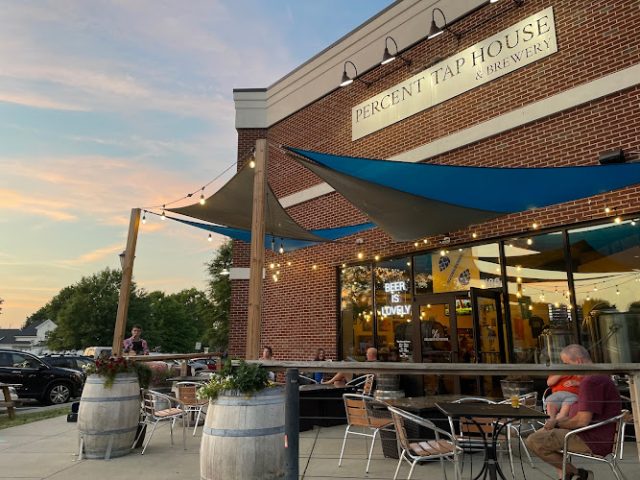 Percent Tap House Brewery in Harrisburg North Carolina