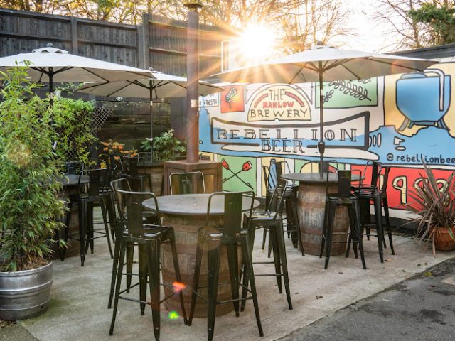 Rebellion Tap Yard Brewery in Marlow