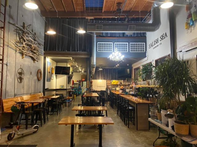 Salish Sea Brewing Co Boathouse Taproom Brewery in Edmonds Washington