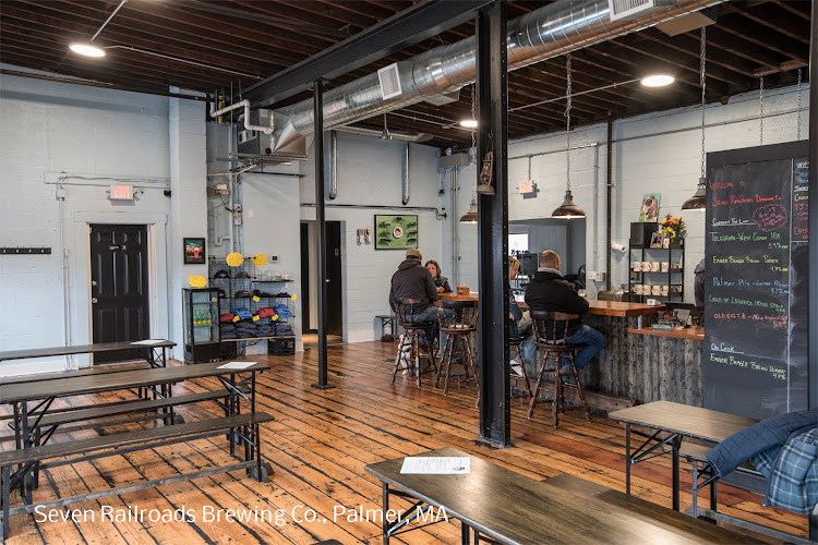 Seven Railroads Brewing Company Brewery in Palmer Massachusetts
