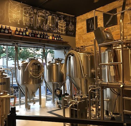 Swinging Bridge Brewing Company Brewery in River Falls Wisconsin