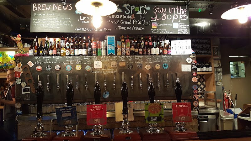 Temple Brew House bars in London