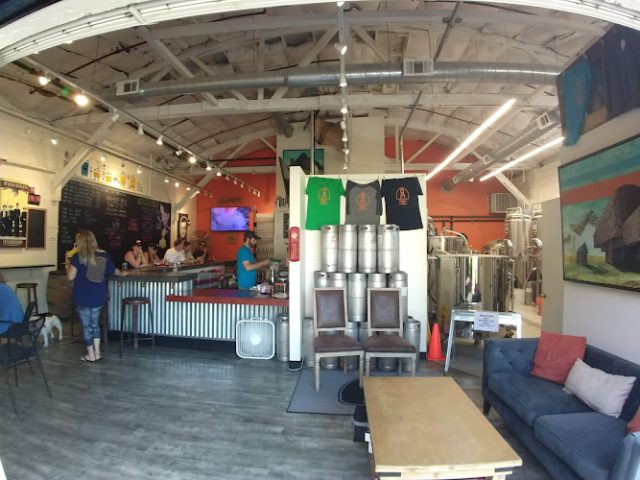 The Garage at Action by Tannery Bend Beerworks Brewery in Napa California