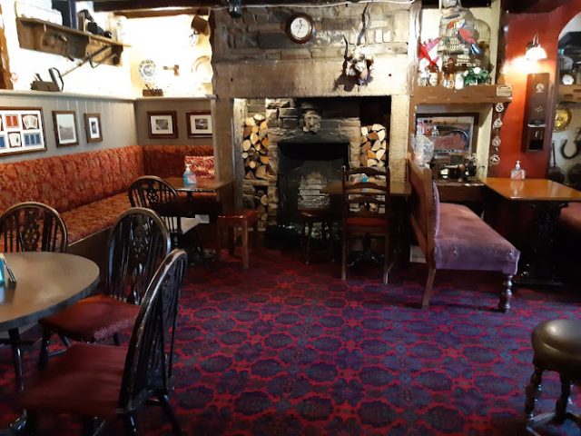 The Grey Horse bars in Consett