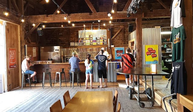 The SingleCut Barn and Lodge Tap Room Brewery in Manlius New York