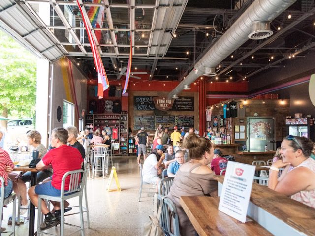 The Virginia Beer Company Brewery in Williamsburg Virginia