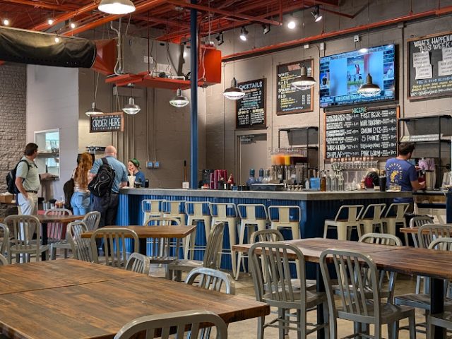 Wild Heaven Beer & Fox Bros. Bar-B-Q at Toco Hills Brewery in Atlanta Georgia