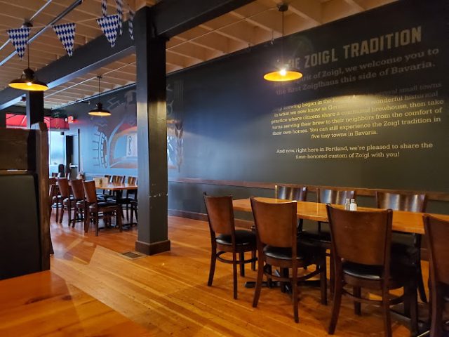 Zoiglhaus Brewing Company restaurants in Portland Oregon